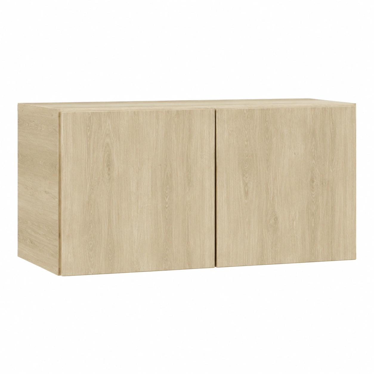 Mobili TV sospesi in legno rovere Sonoma, set 3 pezzi, design moderno scandinavo, 60x30x30 cm