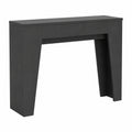 Consolle Estensibile Narro 90x25/181 cm Antracite Spatolato
